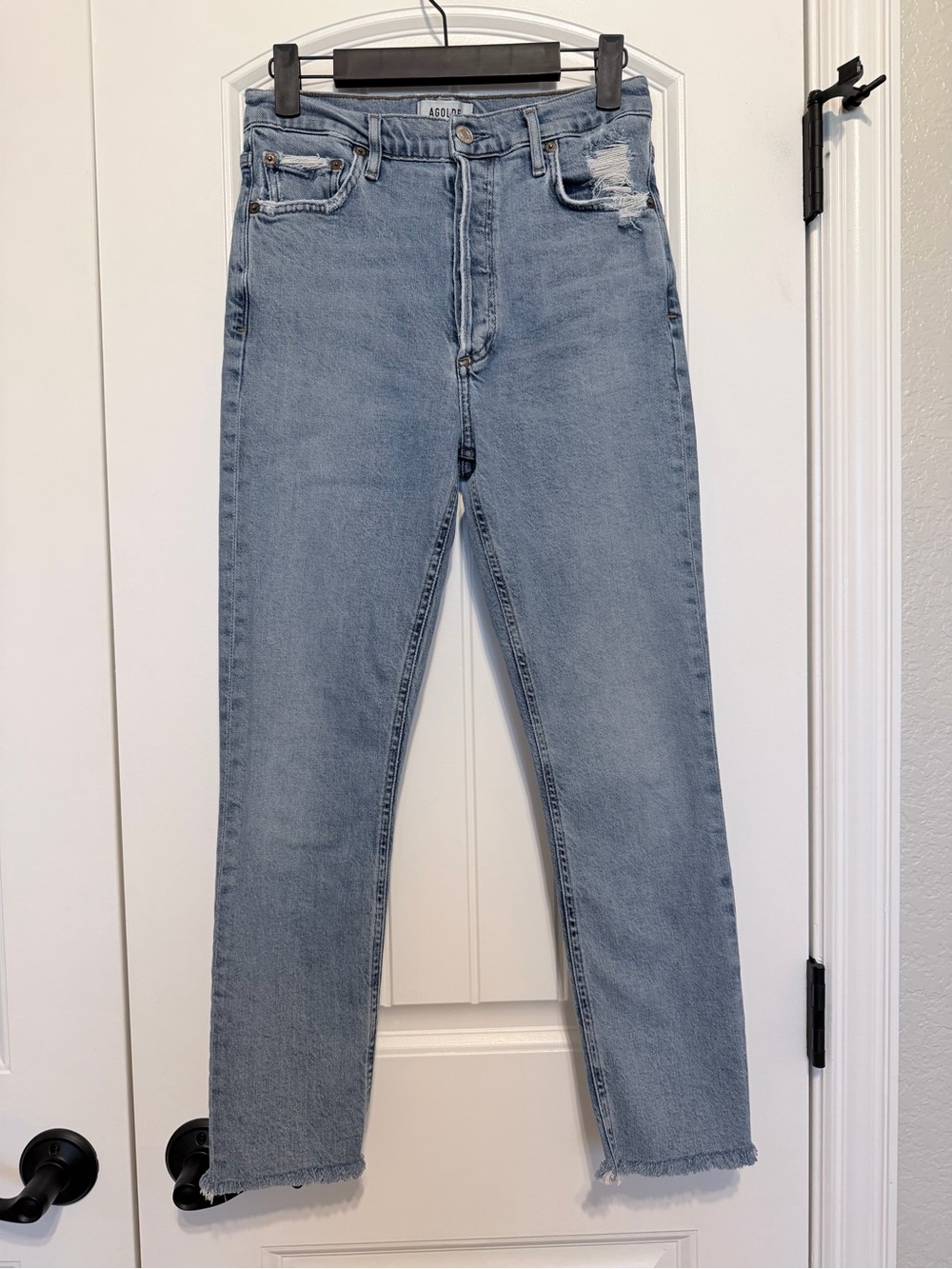 AGOLDE Nico Distressed Skinny Jeans | High Rise | Size 26 - Picture 2 of 12